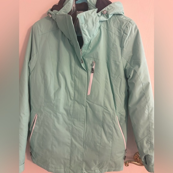 ZeroXposur Women's Light Green Ski Jacket - Picture 1 of 7